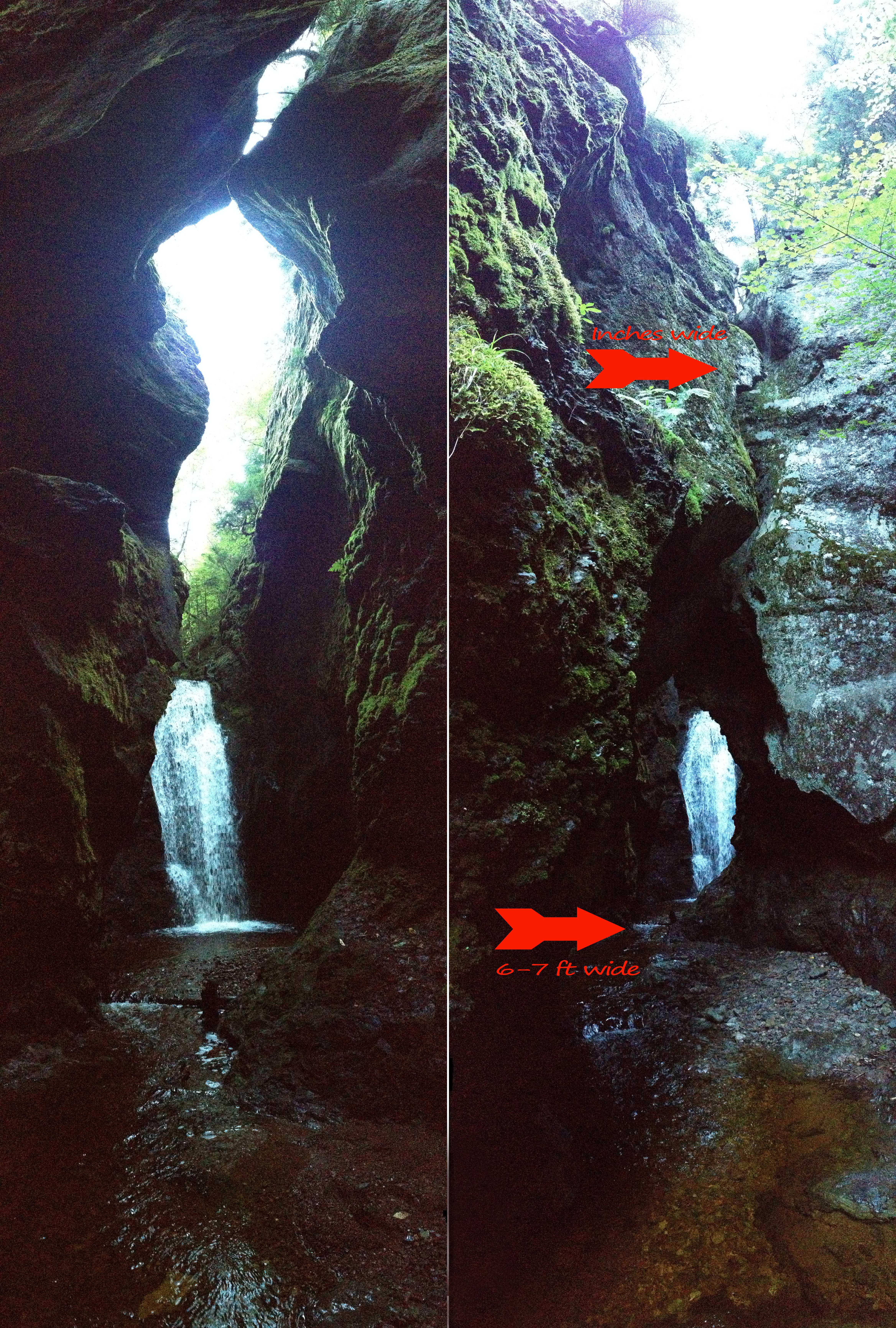 The Slot Canyon from bottom to ceiling – magnificent.